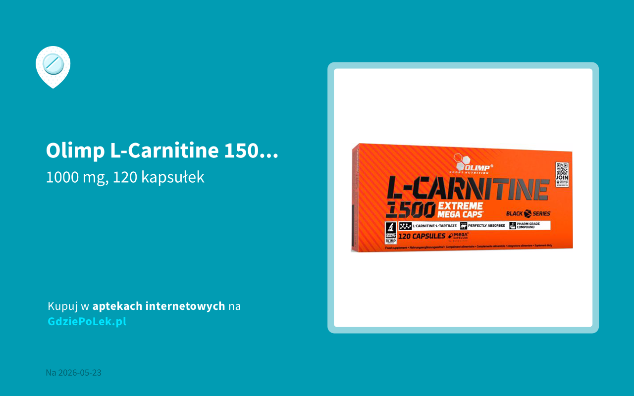 olimp l carnitine 1500 L-Carnitine 1500 Extreme Mega Caps® - 120 Capsules main image 1