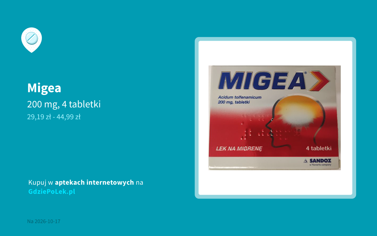 Migea cena i dostępność w aptekach internetowych i stacjonarnych ...