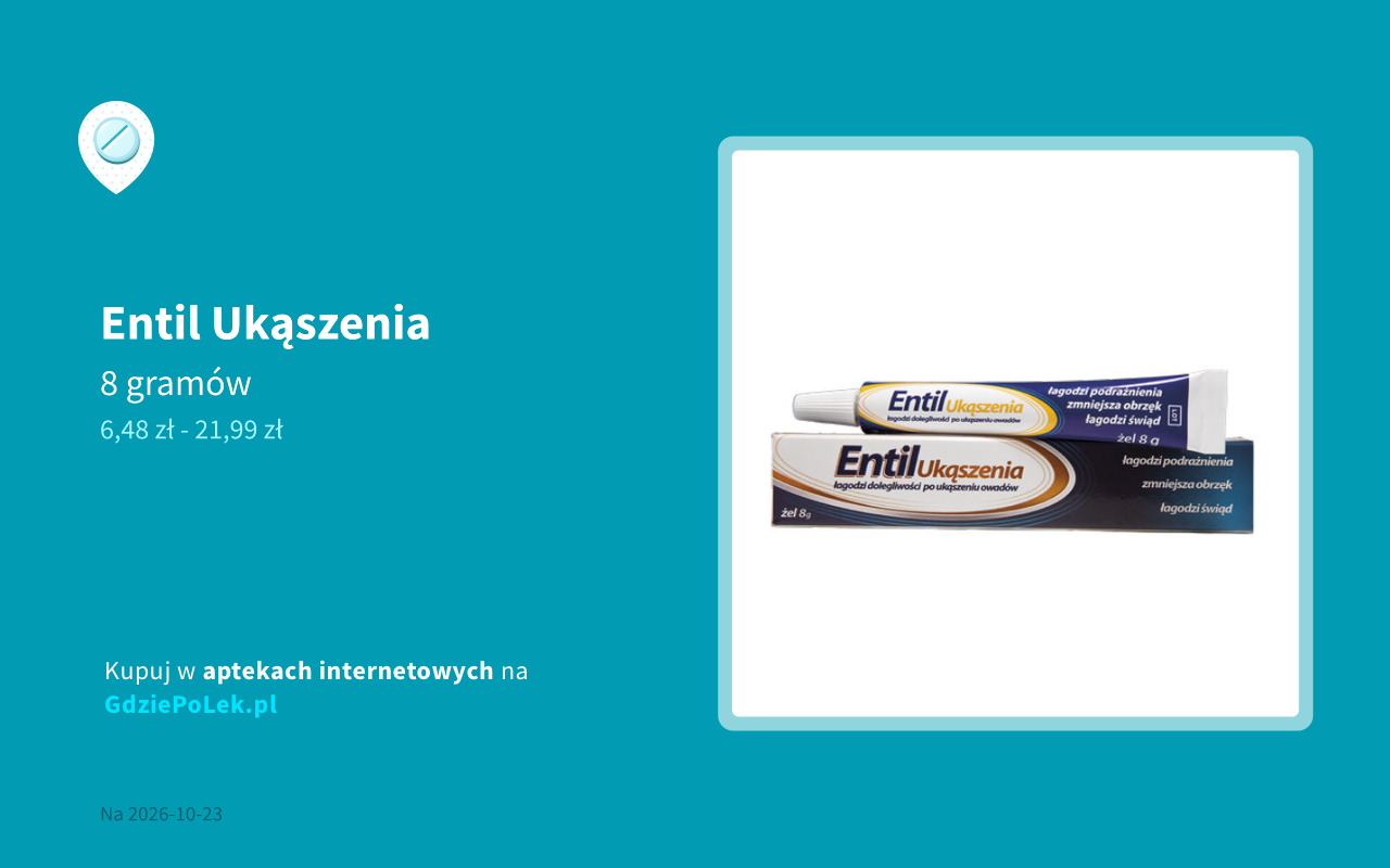 Entil Ukąszenia cena i dostępność w aptekach internetowych i ...