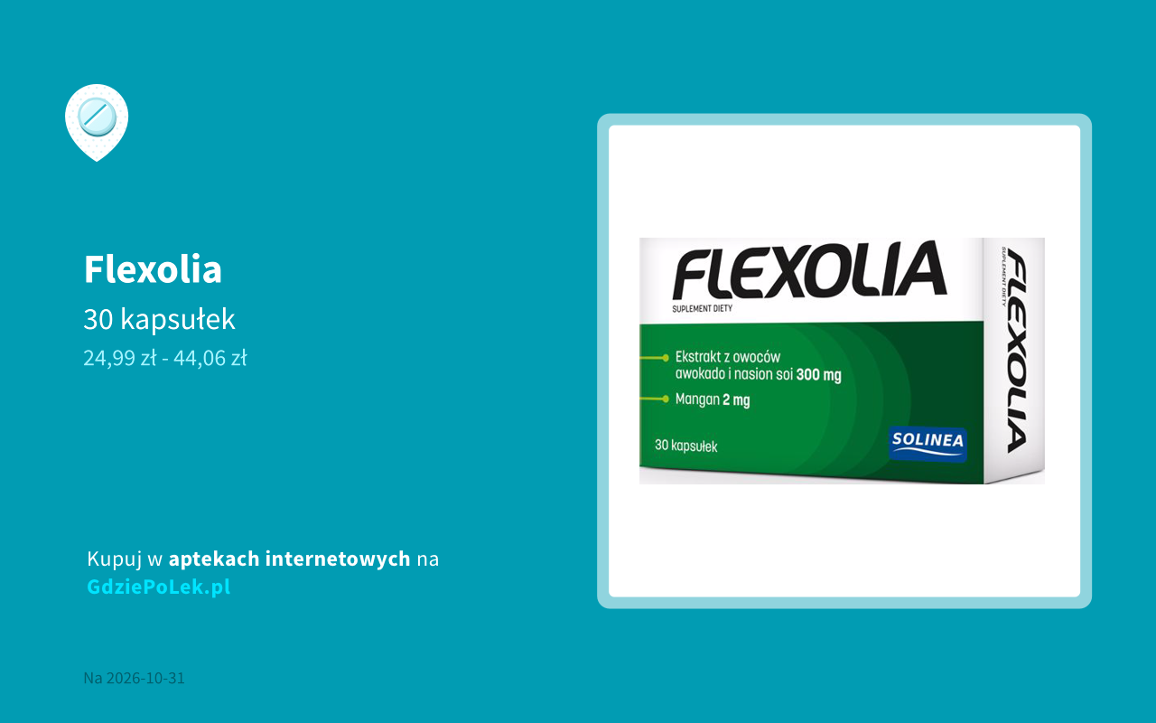 Flexolia cena i dostępność w aptekach internetowych i stacjonarnych ...
