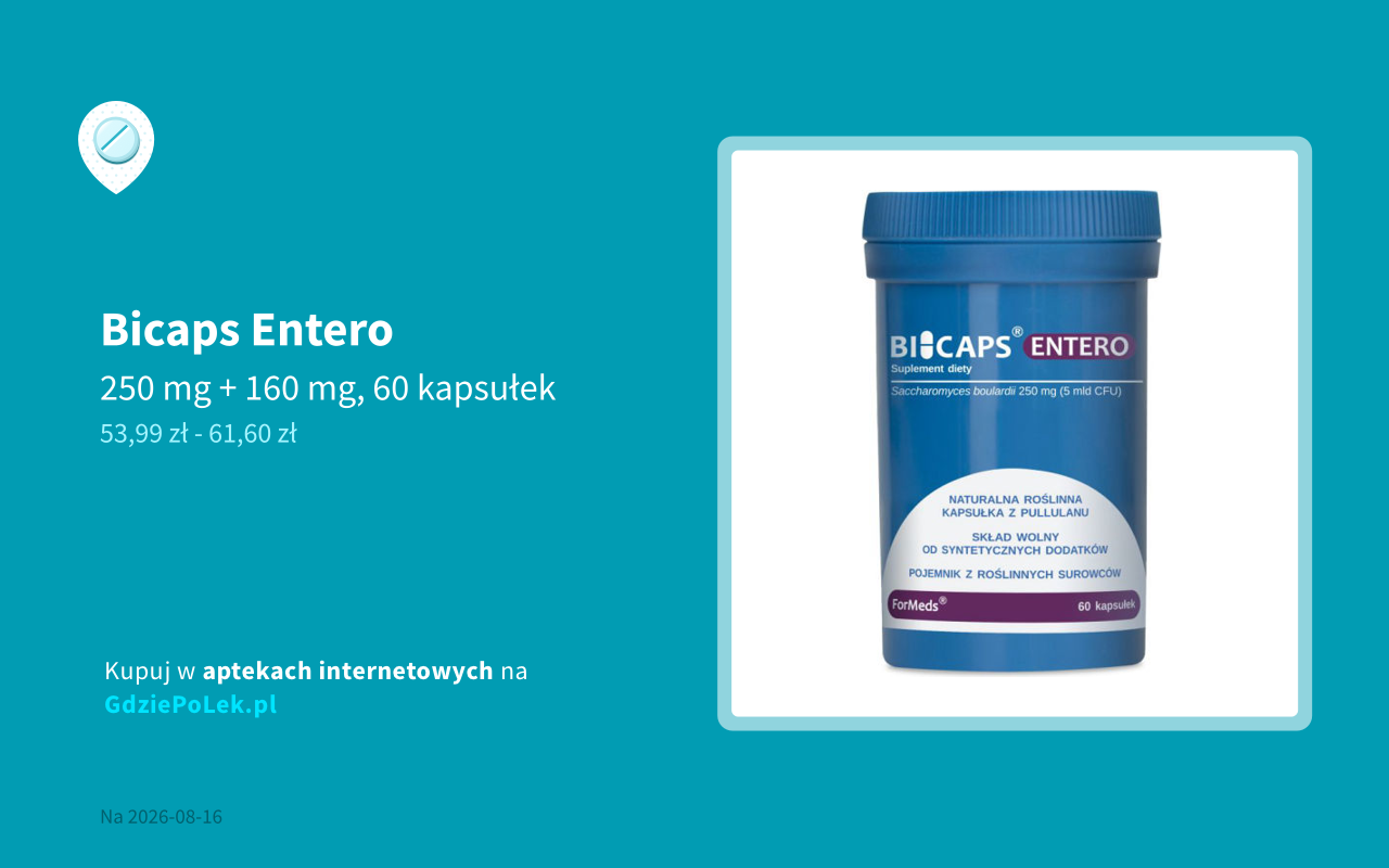 Complément Alimentaire Formeds Bicaps Entero - Boîte De 60 Capsules - Neuf Sous Blister