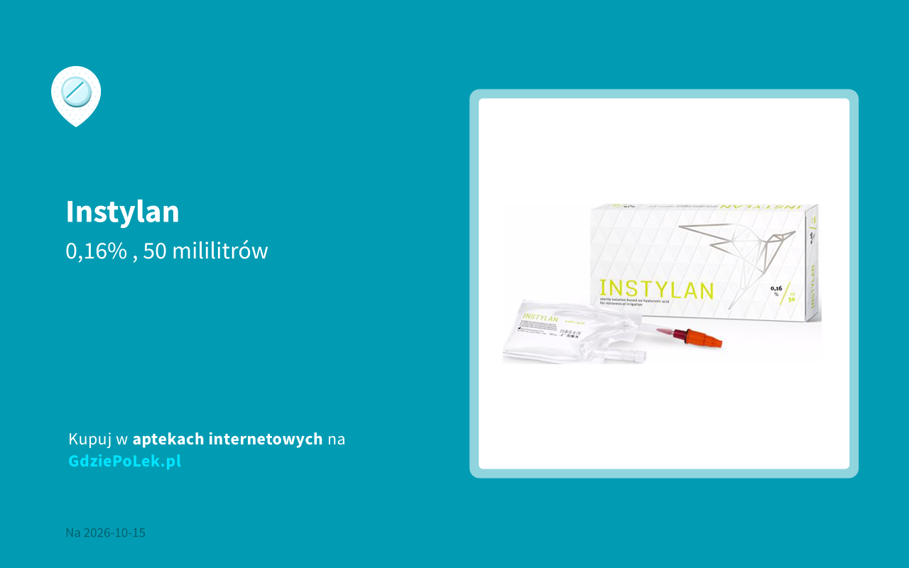 Instylan cena i dostępność w aptekach w całym kraju | Gdzie po lek