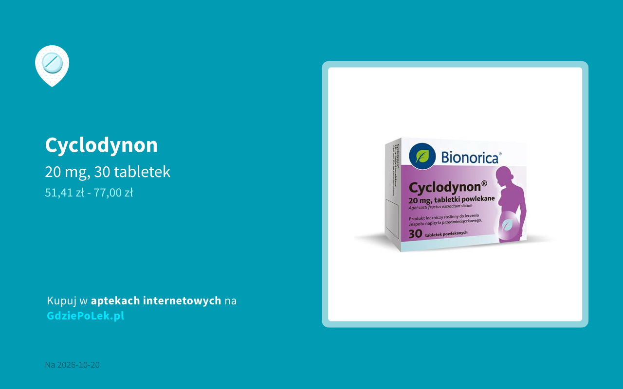 Cyclodynon cena i dostępność w aptekach internetowych i stacjonarnych ...