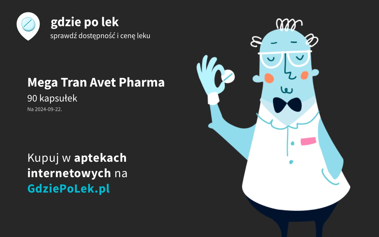 Mega Tran Avet Pharma cena i dost pno w aptekach internetowych i